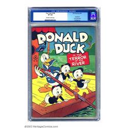 Four Color Comics #108 (Dell, 1946) CGC VF 8.0 Off-white to white pages. The Donald's (Duck, not...