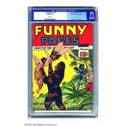 Funny Pages V3 #9 Mile High pedigree (Centaur, 1939) CGC FN/VF 7.0 White pages. Apparently, Centa...