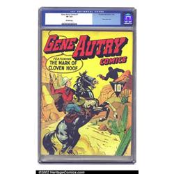 Gene Autry Comics #1 (Fawcett, 1941) CGC VF 8.0 Off-white pages. This is a beautiful copy of Gene...