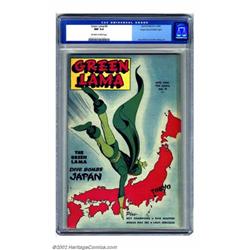Green Lama #4 Mile High pedigree (Spark Publications, 1945) CGC NM 9.4 Off-white to white pages....
