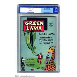Green Lama #8 Mile High pedigree (Spark Publications, 1946) CGC VF/NM 9.0 Off-white pages. This f...