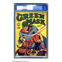 Green Mask #1 (Fox Features Syndicate, 1940) CGC VF+ 8.5 Cream to off-white pages. Among the Gree...
