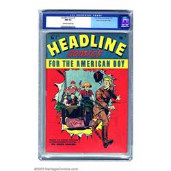 Headline Comics #7 Mile High pedigree (Prize, 1945) CGC NM 9.4 Off-white pages. You really need t...
