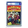 Image 1 : Headline Comics #13 Mile High pedigree (Prize, 1945) CGC NM 9.4 Off-white pages H.C. Kiefer's cov...
