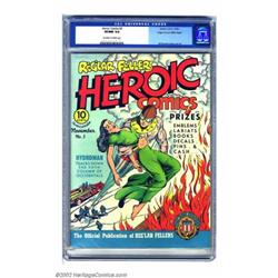 Heroic Comics #3 Mile High pedigree (Eastern Color, 1940) CGC VF/NM 9.0 Off-white to white pages....