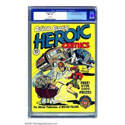 Heroic Comics #5 Mile High pedigree (Eastern Color, 1941) CGC NM+ 9.6 White pages. Bill Everett s...