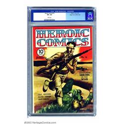 Heroic Comics #16 Mile High pedigree (Eastern Color, 1943) CGC VF+ 8.5 White pages. This issue fo...