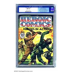 Heroic Comics #19 Mile High pedigree (Eastern Color, 1943) CGC NM- 9.2 Off-white to white pages....