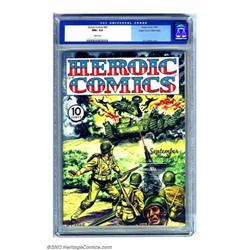 Heroic Comics #20 Mile High pedigree (Eastern Color, 1943) CGC NM+ 9.6 White pages. This copy is...