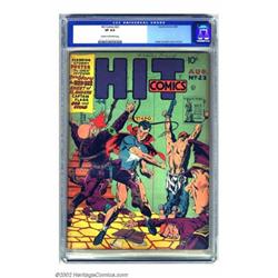 Hit Comics #23 (Quality, 1942) CGC VF 8.0 Cream to off-white pages. Its easy to see why Reed Cran...
