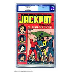 Jackpot Comics #2 Chicago pedigree (MLJ, 1941) CGC VF+ 8.5 Off-white pages. This is an outstandin...