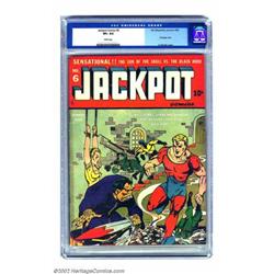Jackpot Comics #6 (MLJ, 1942) CGC VF+ 8.5 White pages. The title would run only three more issues...