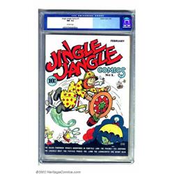 Jingle Jangle Comics #1 (Eastern Color, 1942) CGC NM- 9.2 Off-white pages. Pretty original fare f...
