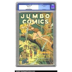 Jumbo Comics #89 Big Apple pedigree (Fiction House, 1946) CGC NM+ 9.6 Off-white pages. Sheena the...