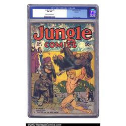 Jungle Comics #5 Rockford pedigree (Fiction House, 1940) CGC FN+ 6.5 Cream to off-white pages. Fi...