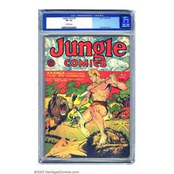 Jungle Comics #8 (Fiction House, 1940) CGC VF- 7.5 Off-white pages. Lions attack on this great Ka...