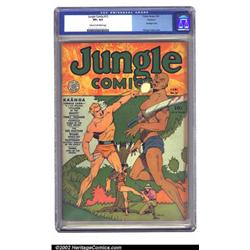 Jungle Comics #13 Rockford pedigree (Fiction House, 1941) CGC VF+ 8.5 Cream to off-white pages. L...