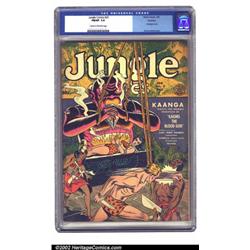 Jungle Comics #25 Rockford pedigree (Fiction House, 1942) CGC FN/VF 7.0 Cream to off-white pages....