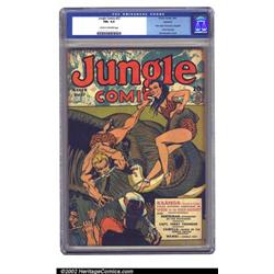 Jungle Comics #27 Rockford pedigree (Fiction House, 1942) CGC FN+ 6.5 Cream to off-white pages. P...