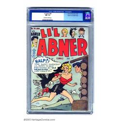 Li'l Abner #64 Mile High pedigree (Harvey, 1948) CGC NM- 9.2 Off-white to white pages. Al Capp is...