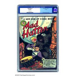 Mad Hatter #1 "D" pedigree (O.W. Comics, 1946) CGC VF 8.0 Off-white pages. Do you fancy your tast...