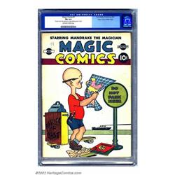 Magic Comics #1 Mile High pedigree (David McKay Publications, 1939) CGC FN 6.0 Off-white to white...