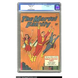 The Marvel Family #3 Big Apple (Fawcett, 1946) CGC NM+ 9.6 White pages. To give you an idea what...