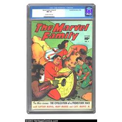 The Marvel Family #5 (Fawcett, 1946) CGC NM- 9.2 Off-white to white pages. Captain Marvel, Mary M...
