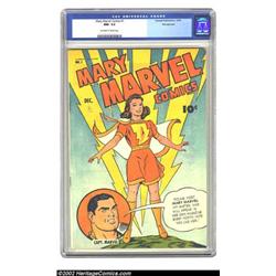 Mary Marvel Comics #1 Pennsylvania pedigree (Fawcett, 1945) CGC NM- 9.2 Off-white to white pages....