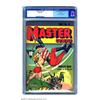 Image 1 : Master Comics #14 Rockford pedigree (Fawcett, 1941) CGC VF+ 8.5 No page quality given. The fantas...