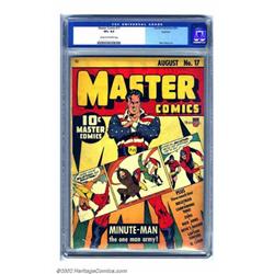 Master Comics #17 Rockford pedigree (Fawcett, 1941) CGC VF+ 8.5 Cream to off-white pages. Mac Rab...