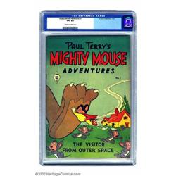 Mighty Mouse Adventures #1 (St. John, 1951) CGC VF+ 8.5 Cream to off-white pages. This title is n...