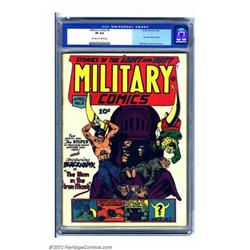 Military Comics #9 (Quality, 1942) CGC VF 8.0 Off-white pages. Two of the greatest Golden Age art...