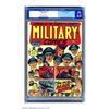 Image 1 : Military Comics #12 "D" pedigree (Quality, 1942) CGC VF- 7.5 Off-white to white pages. Blackhawk...