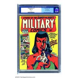 Military Comics #14 San Francisco pedigree (Quality, 1942) CGC NM 9.4 White pages. This has to be...