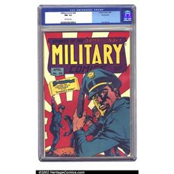 Military Comics #28 Pennsylvania pedigree (Quality, 1944) CGC NM- 9.2 Off-white pages. This is th...