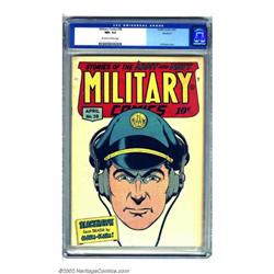 Military Comics #38 Rockford pedigree (Quality, 1945) CGC NM- 9.2 Off-white to white pages. Black...