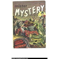 Mister Mystery #1 (Aragon Magazines, Inc., 1951) Condition: FN+. The overall dark appearance on t...