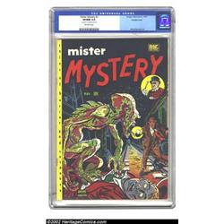 Mister Mystery #2 Double cover (Aragon Magazines, Inc., 1951) CGC VF/NM 9.0 Off-white pages. You...