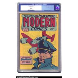 Modern Comics #47 Big Apple pedigree (Quality, 1946) CGC NM 9.4 White pages. This is the highest...