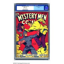 Mystery Men Comics #18 Rockford pedigree (Fox, 1941) CGC FN/VF 7.0 Cream to off-white pages. The...