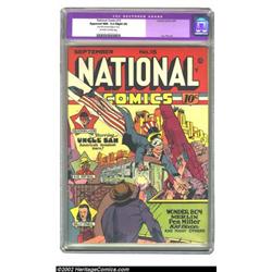 National Comics #15 (Quality, 1941) CGC Apparent NM- 9.2 Slight (A) Off-white to white pages. A g...