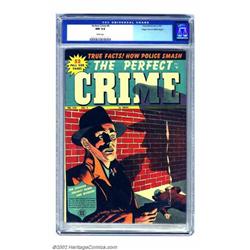 Perfect Crime #9 Mile High pedigree (Cross Publications, 1951) CGC NM 9.4 White pages. Neither Ov...