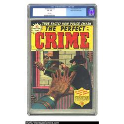 Perfect Crime #10 Mile High pedigree (Cross Publications, 1951) CGC VF- 7.5 White pages. This thr...