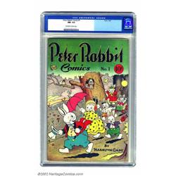 Peter Rabbit Comics #1 (Avon, 1947) CGC NM- 9.2 Off-white to white pages. Avon didn't always mean...