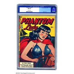 Phantom Lady #14 (Fox, 1947) CGC NM 9.4 Off-white pages. The Phantom Lady and her special powers...