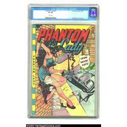 Phantom Lady #22 (Fox, 1949) CGC VF 8.0 White pages. Using his extensive reference file of photos...