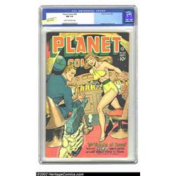 Planet Comics #50 (Fiction House, 1947) CGC NM 9.4 Cream to off-white pages. What an amazing book...