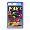 Image 1 : Police Comics #22 Rockford pedigree (Quality, 1943) CGC NM 9.4 Cream to off-white pages. Jack Col...