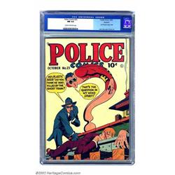 Police Comics #23 Rockford pedigree (Quality, 1943) CGC NM 9.4 Cream to off-white pages. Plastic...